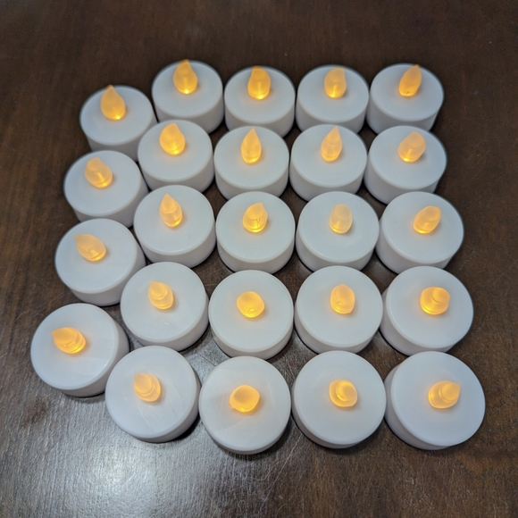 Hobby Lobby Accents 24 Flameless Led Tea Light Candles Poshmark